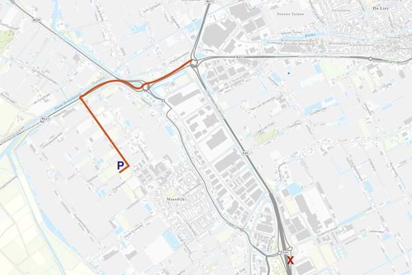 Aanrijroute Moore DRV Run